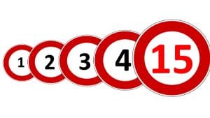 При наличии 15 балов - лишение прав