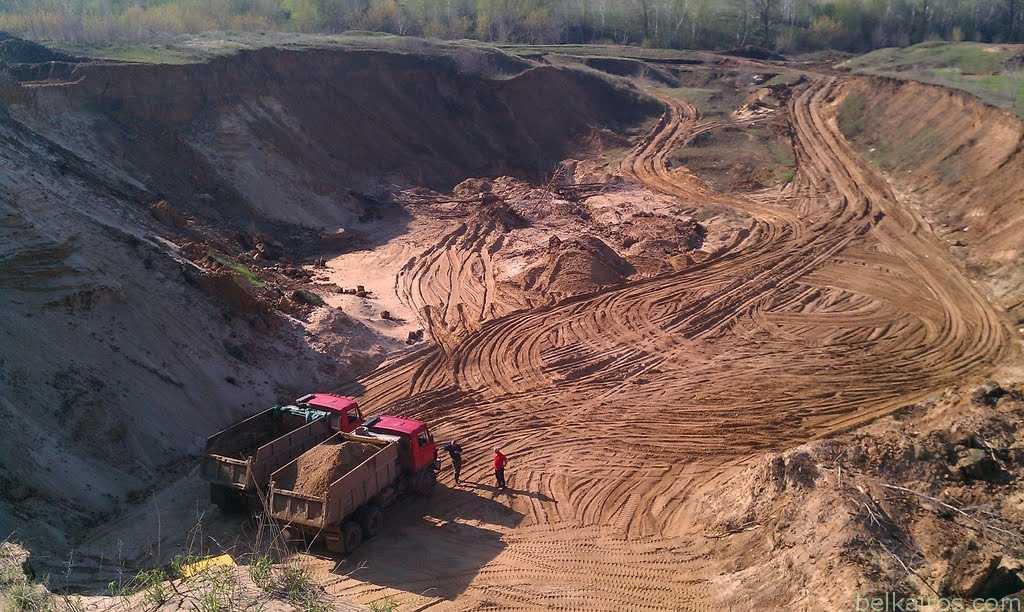 При высоких темпах добычи песка и гравия - он может стать дефицитом - ученые Промышленная добыча песка