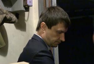 Кадры видео задержания Александра Шарака