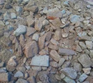 Вид щебня бетонного 0-80 мм Вторичный щебень бетонный 0-80 мм со склада в Минске