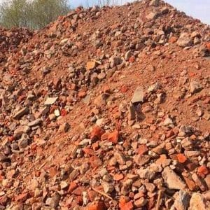 Дробленый кирпич/бетон 0-80мм Щебень вторичный 0-80 кирпич и бетон в Минске