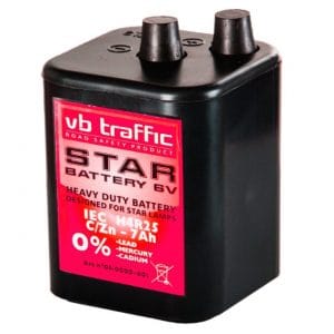 Батарея 6V/7Ah H4R25 в сигнальный фонарь