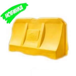 Дорожный барьер 1200 мм – желтый