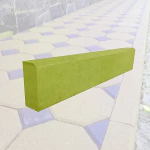 Тротуарный борт желтый БРТ 100.20.8