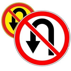 3.19 “Разворот запрещен”