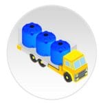 Удобство транспортировки емкостей TR 3000