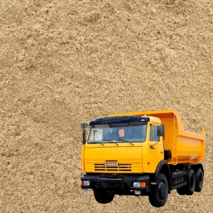 Мытый песок, навалом, тн