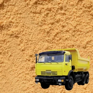 Сеяный песок, навалом, тн