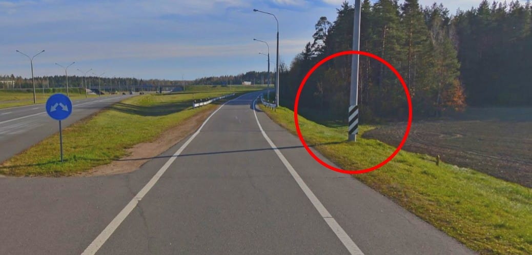 ЩС-2 щиток на столбе ЛЭП Вариант установки сигнального щитка ЩС-2