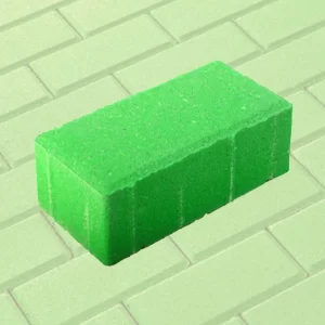 Плитка кирпичик зеленая 80мм (м2)