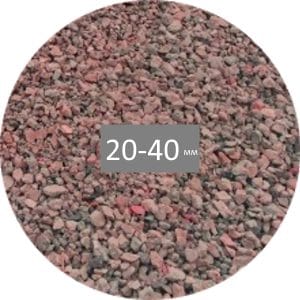 Щебень 20-40 мм (кирпич/бетон)