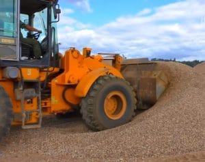 Гравий природный с карьера.