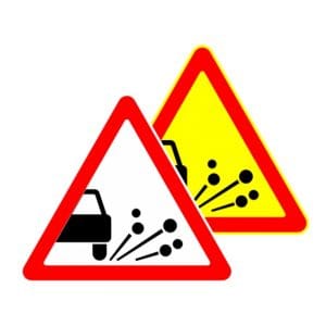 1.17 – Выброс щебня (гравия)