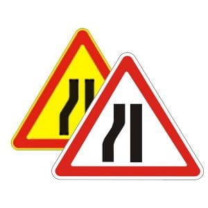 1.18.3. – Сужение дороги слева