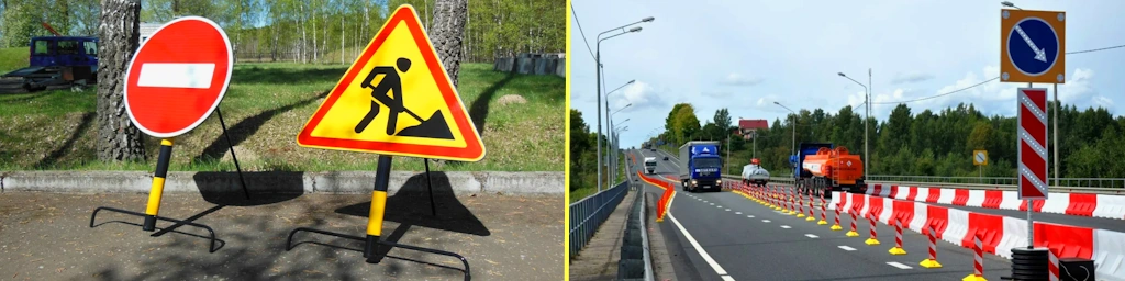 У нас можно арендовать дорожные знаки.